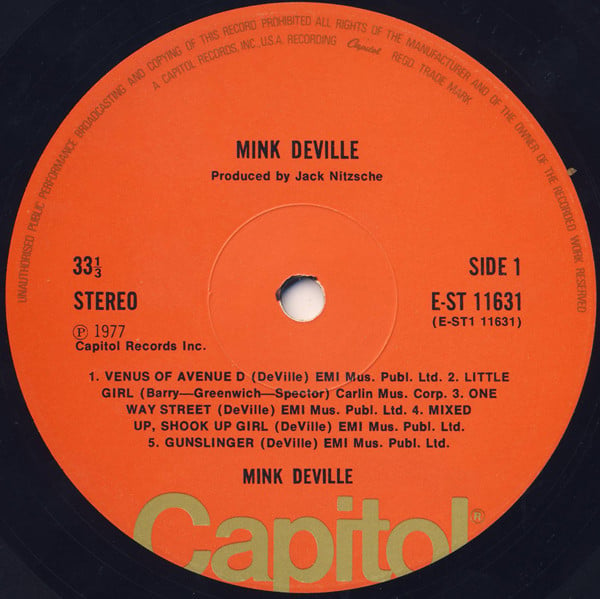 Mink DeVille : Cabretta (LP, Album)