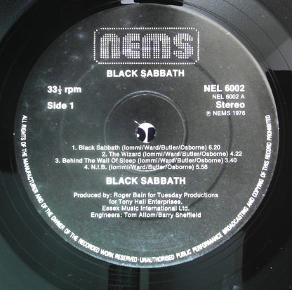 Black Sabbath : Black Sabbath (LP, Album, RE, Mat)