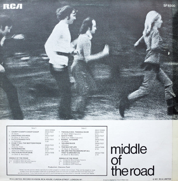 Middle Of The Road : Chirpy Chirpy Cheep Cheep (LP)