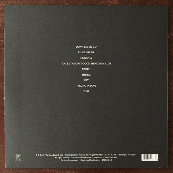 Cigarettes After Sex : Cry (LP, Album, Ltd, Cle)