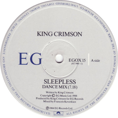 King Crimson : Sleepless (12", Single)