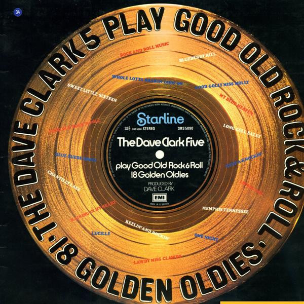 The Dave Clark Five : Play Good Old Rock  & Roll - 18 Golden Oldies (LP, Comp)