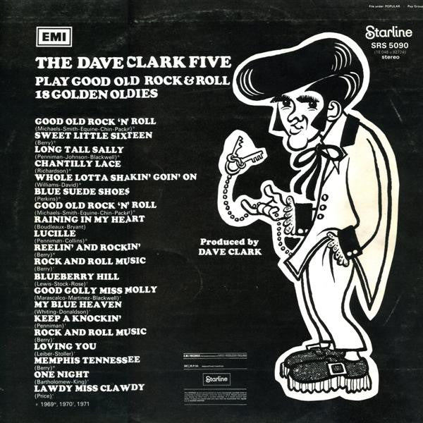 The Dave Clark Five : Play Good Old Rock  & Roll - 18 Golden Oldies (LP, Comp)