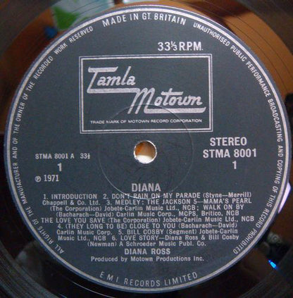 Various : Diana! (Original TV Soundtrack) (LP, Album)