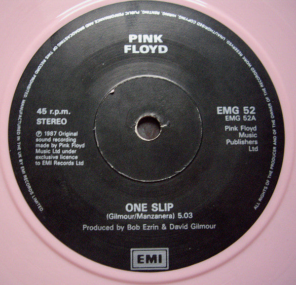 Pink Floyd : One Slip (7", Single, Ltd, Pin)
