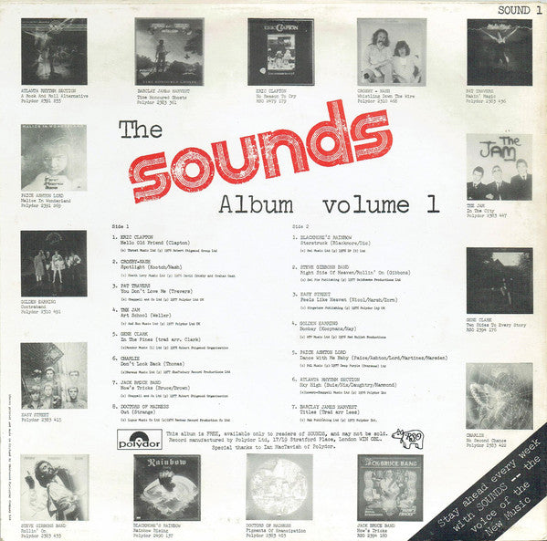 Various : Good For Nothing - The Sounds Album, Vol 1 (LP, Album, Comp)