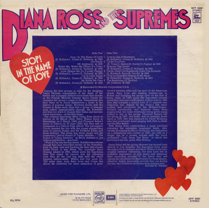 Diana Ross And The Supremes* : Stop! In The Name Of Love (LP, Comp)