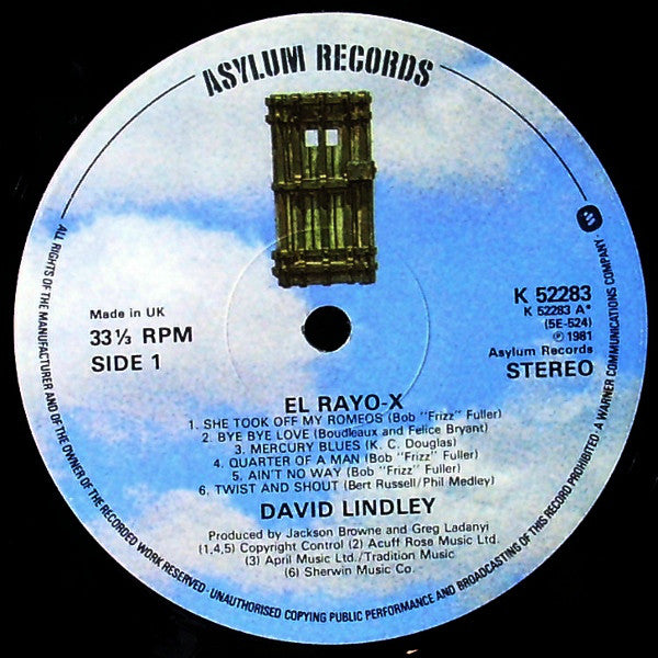 David Lindley : El Rayo-X (LP, Album)