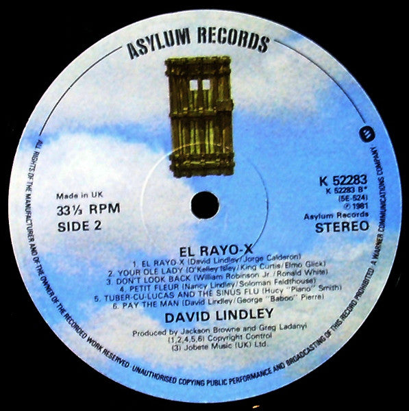 David Lindley : El Rayo-X (LP, Album)