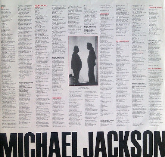 Michael Jackson : Bad (LP, Album, Gat)