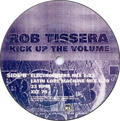 Rob Tissera : Kick Up The Volume (12", Single)