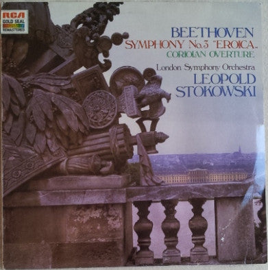 Beethoven*, The London Symphony Orchestra, Leopold Stokowski : Symphony No. 3 Eroica / Coriolan Overture (LP, RM)