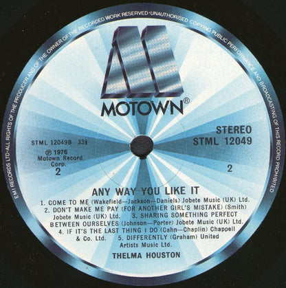 Thelma Houston : Any Way You Like It (LP, Album)