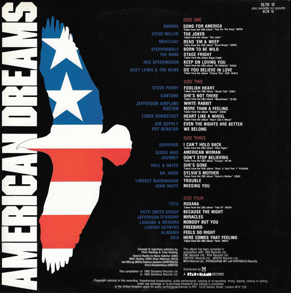 Various : American Dreams (2xLP, Comp, Gat)