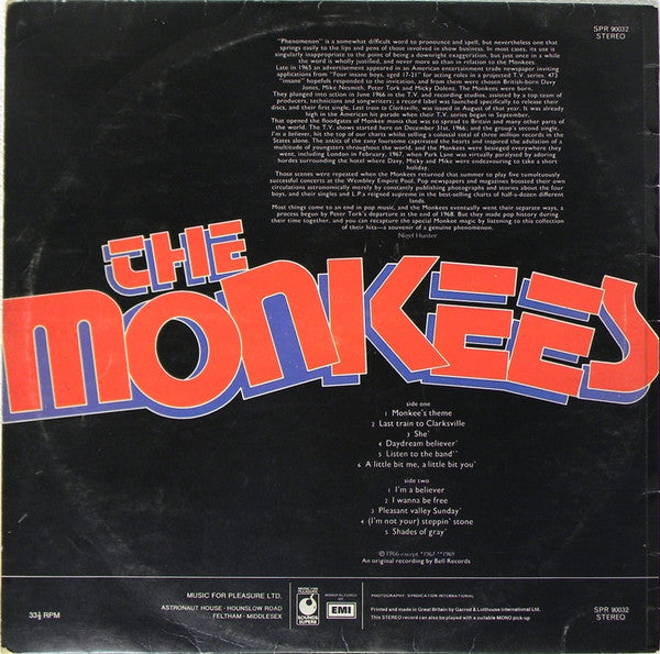 The Monkees : Best Of The Monkees (LP, Comp, RE)