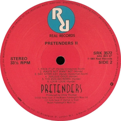 The Pretenders : Pretenders II (LP, Album, Wes)