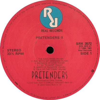 The Pretenders : Pretenders II (LP, Album, Wes)