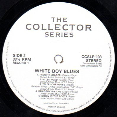 Various : White Boy Blues (2xLP, Comp)