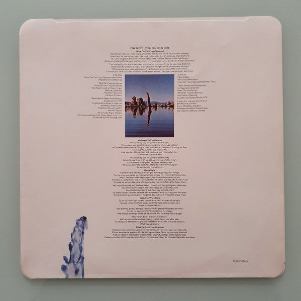 Pink Floyd : Wish You Were Here (LP, Album, RE)