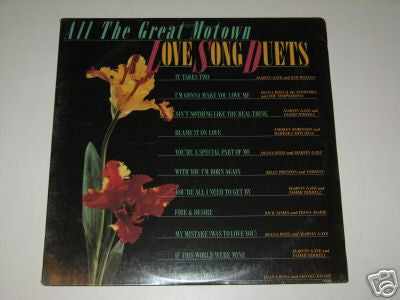 Various : All The Great Motown Love Song Duets (LP, Comp)