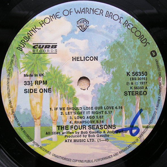 The Four Seasons : Helicon (LP, Album)