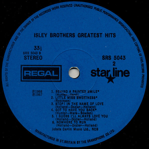 Isley Brothers* : Greatest Hits (LP, Comp)