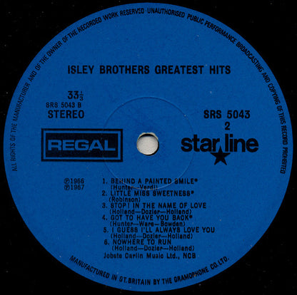 Isley Brothers* : Greatest Hits (LP, Comp)