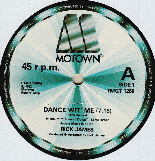 Rick James : Dance Wit' Me (12")