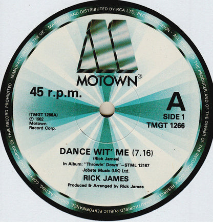 Rick James : Dance Wit' Me (12")