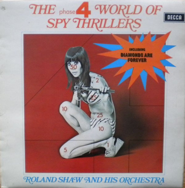 The Roland Shaw Orchestra : The Phase 4 World Of Spy Thrillers (LP, Comp)