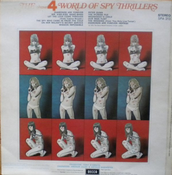 The Roland Shaw Orchestra : The Phase 4 World Of Spy Thrillers (LP, Comp)
