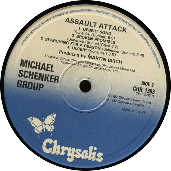 The Michael Schenker Group : Assault Attack (LP, Album)