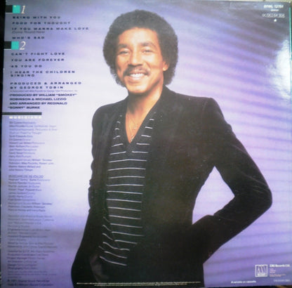 Smokey Robinson : Being With You (LP, Album)