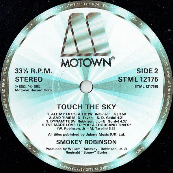 Smokey Robinson : Touch The Sky (LP, Album)