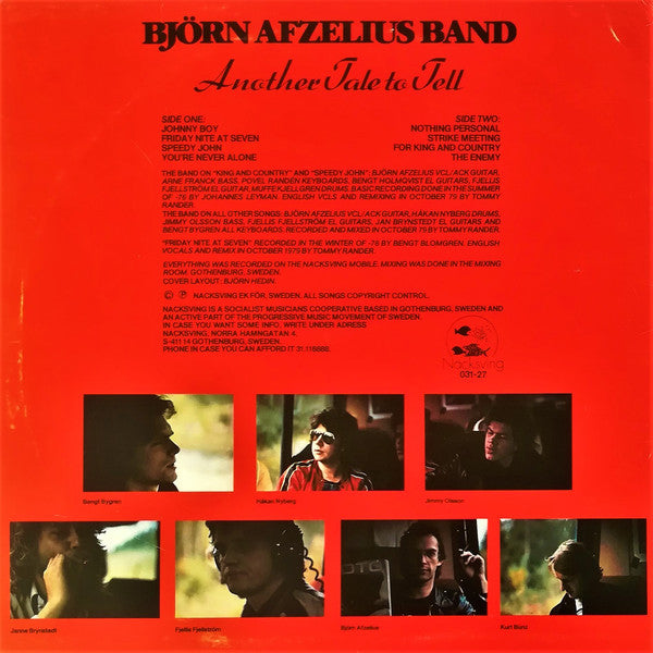 Björn Afzelius Band : Another Tale To Tell (LP, Album)