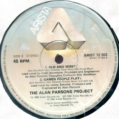 The Alan Parsons Project : Don't Answer Me (12", Single)