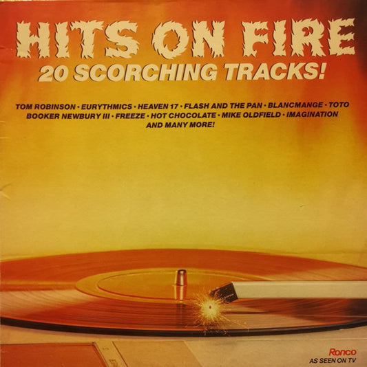 Various : Hits On Fire - 20 Scorching Tracks! (LP, Comp, Lab)