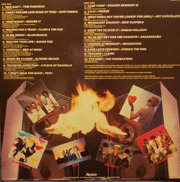 Various : Hits On Fire - 20 Scorching Tracks! (LP, Comp, Lab)