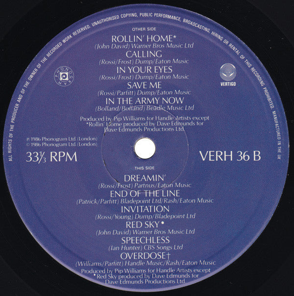 Status Quo : In The Army Now (LP, Album)