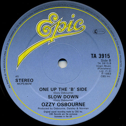 Ozzy Osbourne : Bark At The Moon (12", Single)