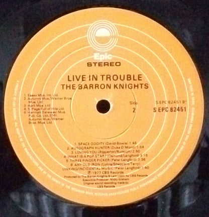 The Barron Knights : Live In Trouble (LP)