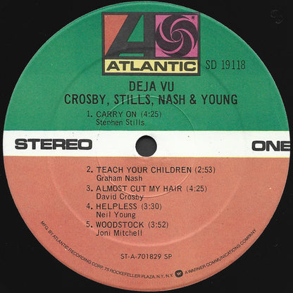 Crosby, Stills, Nash & Young : Déjà Vu (LP, Album, RE, SP,)