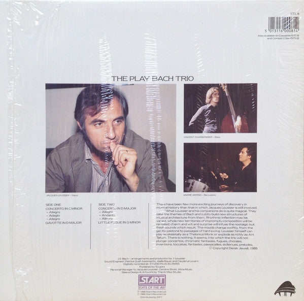 Jacques Loussier : Bach To The Future (LP)