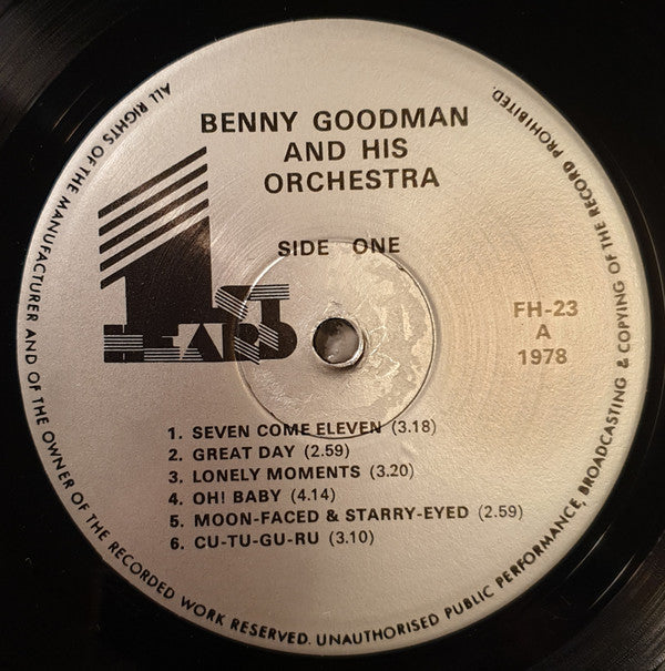 Benny Goodman : Swonderful Swing (LP, Ltd)