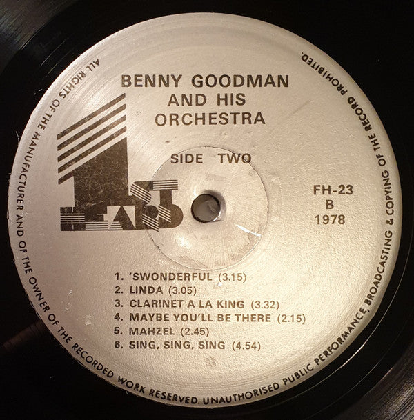 Benny Goodman : Swonderful Swing (LP, Ltd)