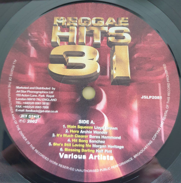 Various : Reggae Hits 31 (LP, Comp)