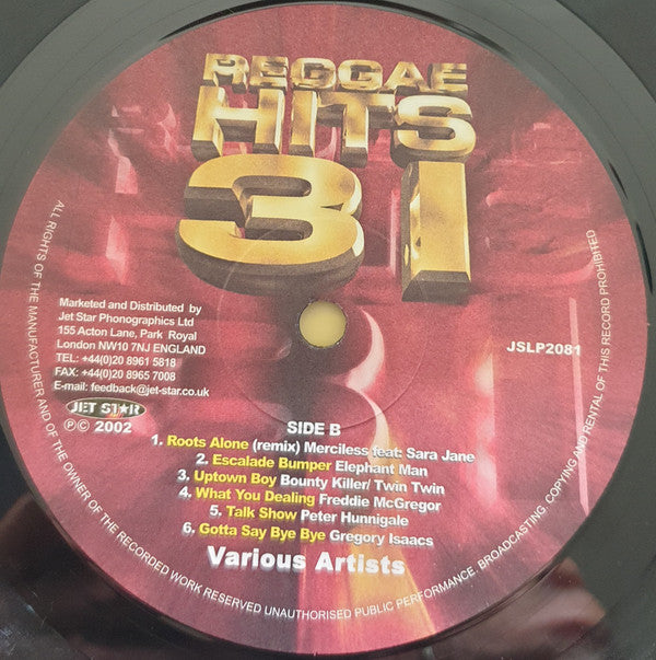 Various : Reggae Hits 31 (LP, Comp)