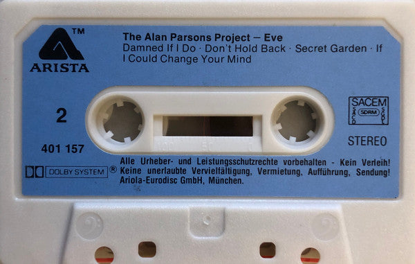 The Alan Parsons Project : Eve (Cass, Album, RE)