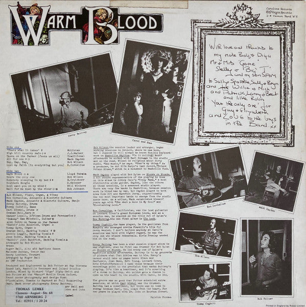 Carol Grimes : Warm Blood (LP, Album)