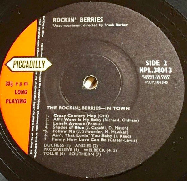 The Rockin' Berries : In Town (LP, Album, Mono)
